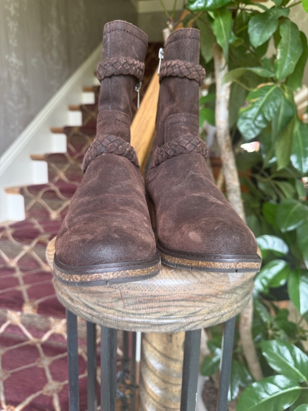 AETREX ladies brown leather boot NWOT size 8 1/2 excellent condition - Picture 13 of 14